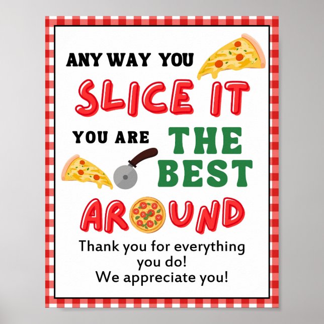 Appreciation Week Sign, Staff Appreciation Sign - (Front)