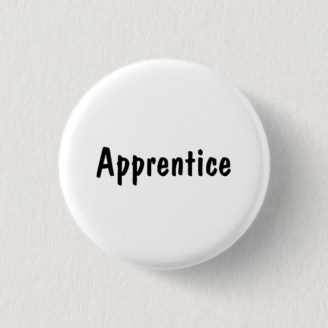 Apprentice 3 Cm Round Badge (Front)