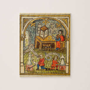 Apprentices in a Mediaeval Laboratory Jigsaw Puzzle