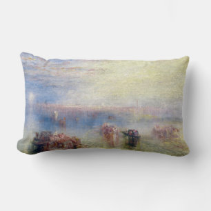 Approach to Venice by William Turner Lumbar Cushion