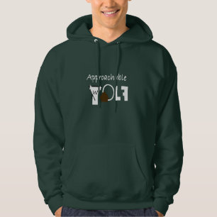 Approachable Wolf Hoodie by JHT: Approachable Wolf