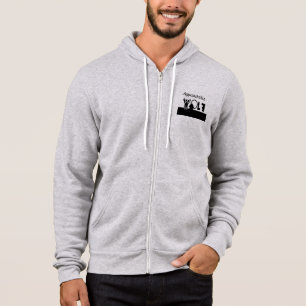 Approachable Wolf/Spirit of The Wolf Zip Up Hoodie