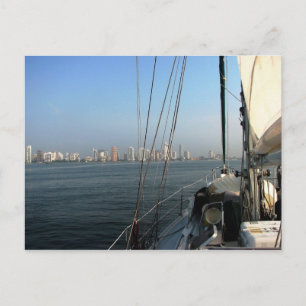 Approaching Cartagena, Colombia Postcard