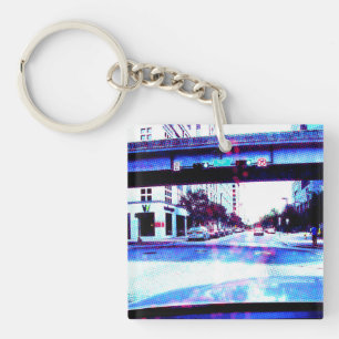 Approaching Hogan Street Key Ring