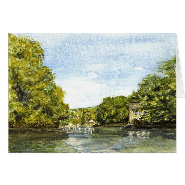'Approaching Lerryn' Card (Front Horizontal)