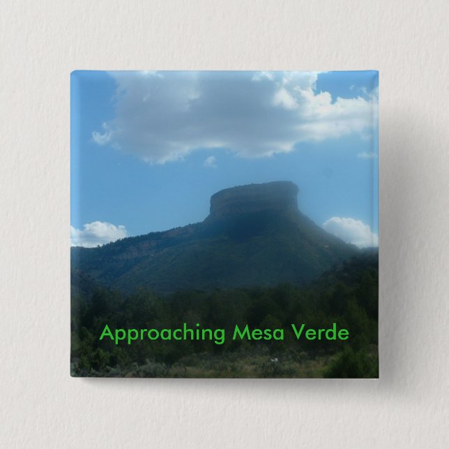 Approaching Mesa Verde Button (Front)