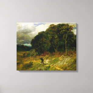 Approaching Storm - Edward Mitchell Bannister  Canvas Print