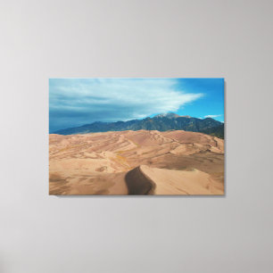 Approaching Storm in the Dunes Canvas Print