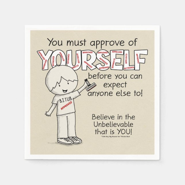 Approve of Yourself Napkin (Front)