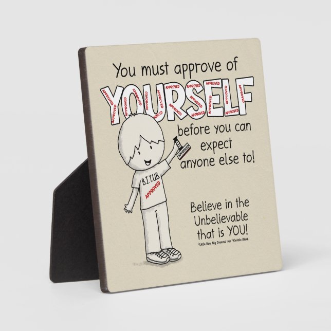 Approve of Yourself Plaque (Front)