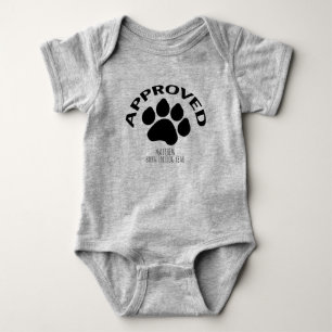 Approved Baby born in Dog Year 2018 Name Bodysuit