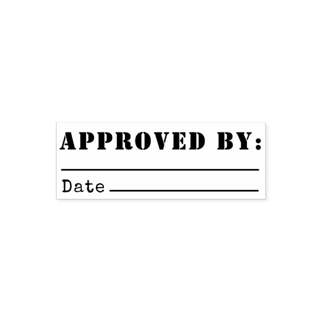 Approved By Bookkeeping Signature Name Self-inking Stamp (Design)