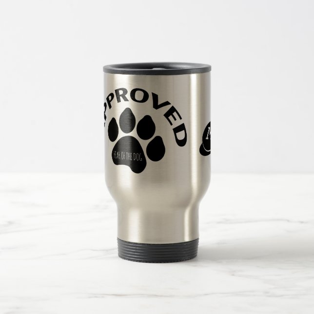 Approved Chinese Dog Year 2018 Monogram Travel Mug (Center)