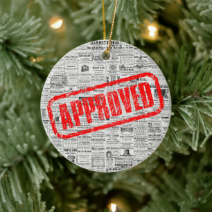 Approved Energy Vintage Stamp Ornament
