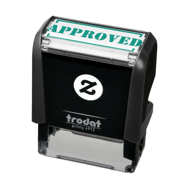 Approved Green Ink Personalised Self-inking Stamp (Product)