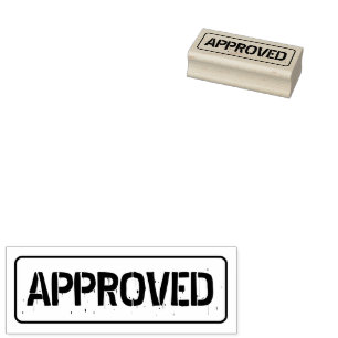 Approved office logo custom ink colour rubber stam stamp