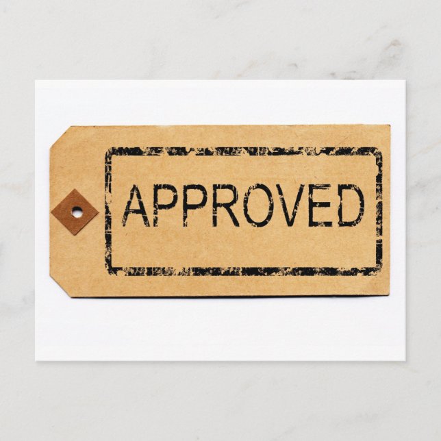 Approved Postcard (Front)
