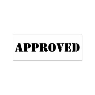 Approved Rubber Stamp