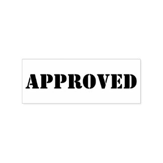 Approved Rubber Stamp