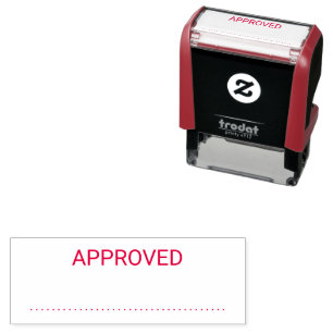 Approved Rubber Stamp Custom Self Inking Signature