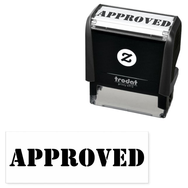 APPROVED self inking stamp (In Situ)