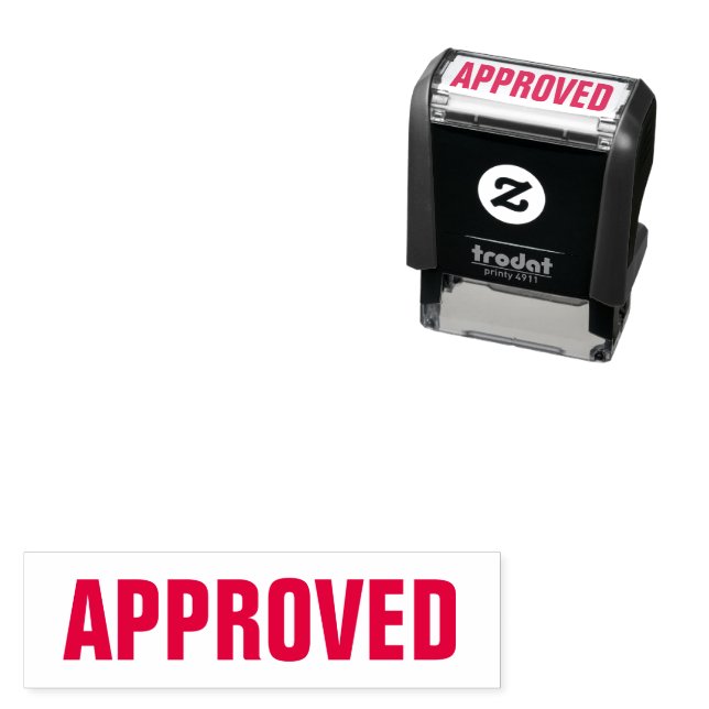 Approved  self-inking stamp (In Situ)