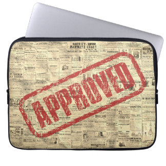 Approved Vintage Newspaper Laptop Sleeve