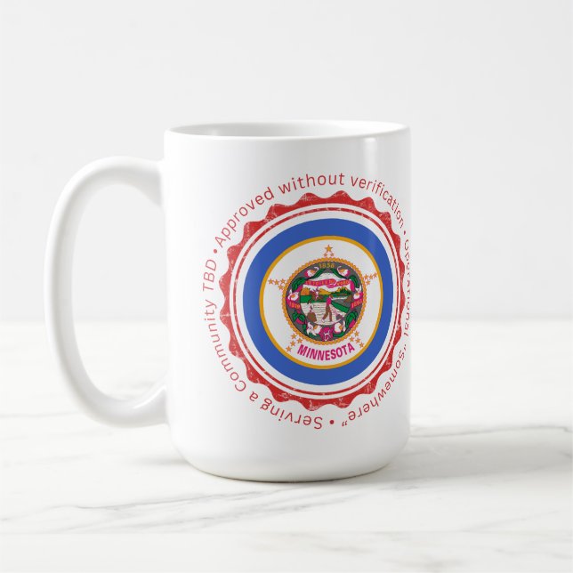 Approved Without Verification – Minnesota Mug (Left)