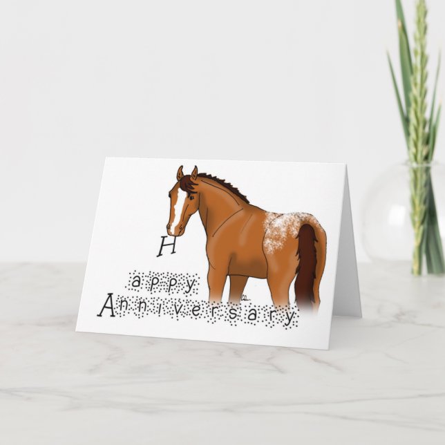 'Appy Anniversary' Card (Front)