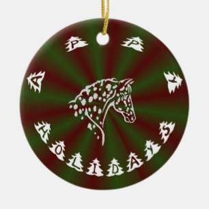 APPY HOLIDAYS CERAMIC TREE DECORATION