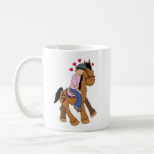 Appy Horse Rider with Pink Shirt - Mug