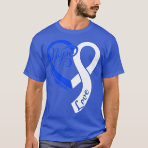 Apraxia Awareness Hople Love Heart Ribbon Happy Va T-Shirt