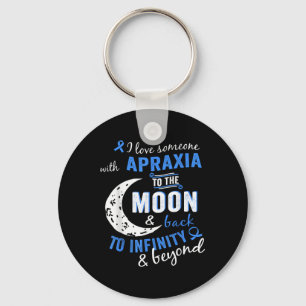 Apraxia Awareness Shirt - Apraxia T Shirt For Kids Key Ring