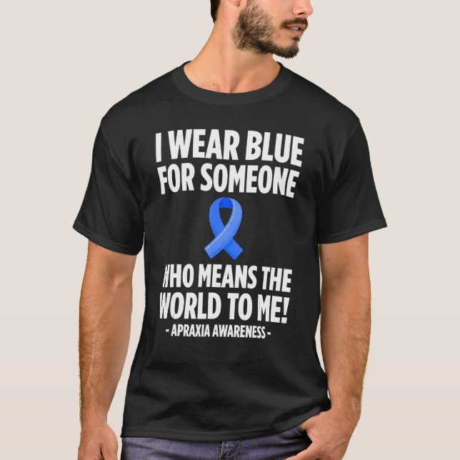 Apraxia Awareness Survivor Means Warrior 1 T-Shirt (Front)