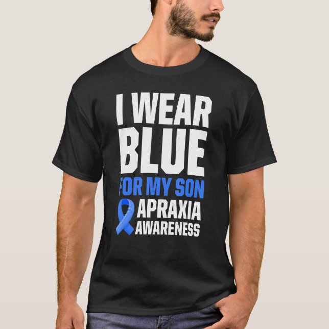 Apraxia Awareness Survivor Wear Warrior 1 T-Shirt (Front)