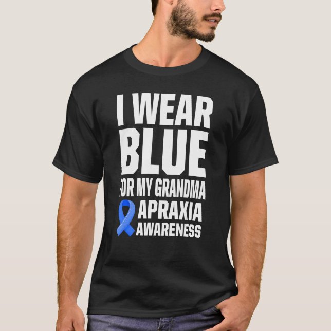 Apraxia Awareness Survivor Wear Warrior 2 T-Shirt (Front)