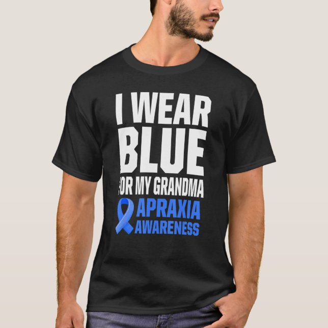 Apraxia Awareness Survivor Wear Warrior 9 T-Shirt (Front)