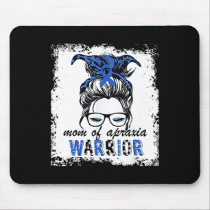 Apraxia Awareness Warrior Mothers Mother's Day Gif Mouse Mat