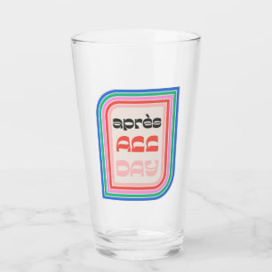 Après All Day 70s Retro Striped Type Beer Glass