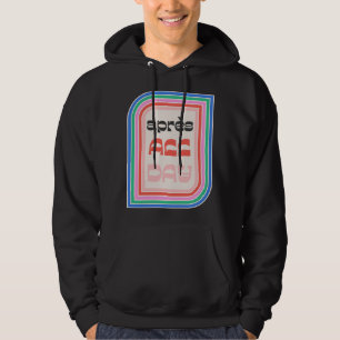 Après All Day 70s Retro Striped Type Mens Hoodie