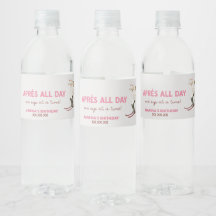 Après All Day Birthday Water Bottle Label