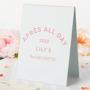 Après All Day Pink Bachelorette Party