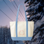 Après All Day Pink Bachelorette Ski Party Crest Tote Bag<br><div class="desc">Après All Day,  icy pink bachelorette ski party crest,  tote bag with ice blue trim. Personalise with the year of your ski trip / party and brides name. Perfect for a bachelorette ski trip or Après Ski theme bachelorette party. Designed to match our Après All Day Pink Bachelorette Collection.</div>