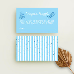 Apres Bebe Apres Ski Baby Shower Diaper Raffle Enclosure Card