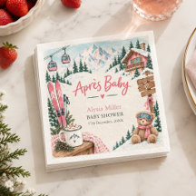 Apres Bebe Apres Ski Winter Girl Baby Shower