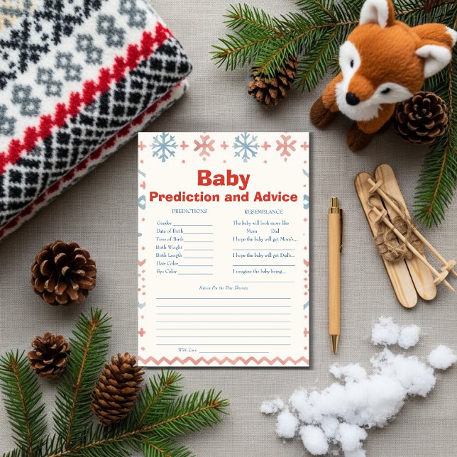 Après Bébé Baby Predictions & Advice Card (Après Bébé Baby Predictions & Advice Card)