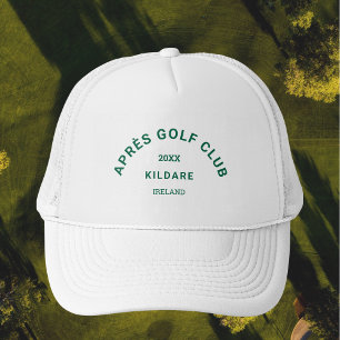 Après Golf Club Forest Green Golf Social Crest Trucker Hat