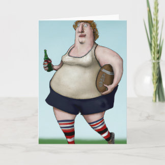 Après Rugby Greeting Card