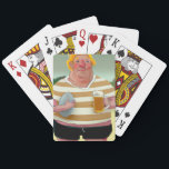 Après Rugby - Playing Cards<br><div class="desc">Après Rugby
Artist: Roger Smith
Poker.
Easy to shuffle,  smooth card stock.
Dimensions: 2.5" x 3.5"; poker size playing cards.
52 playing cards and 2 Jokers per deck.
Cards come in a simple & elegant custom Zazzle cardboard box.</div>