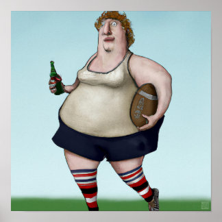 Après Rugby - Rugby Painting Print